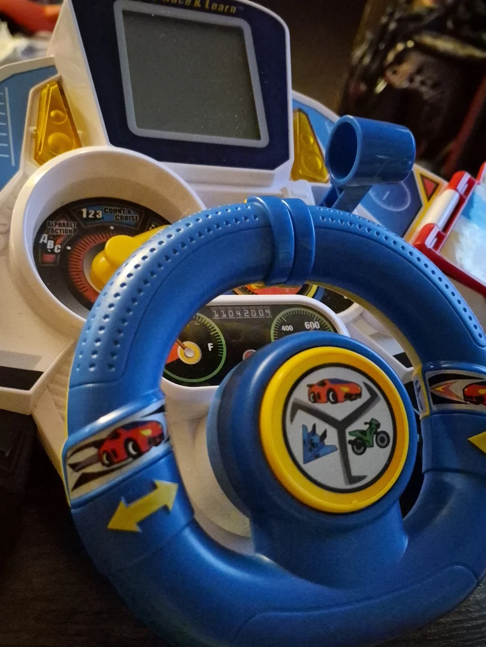 VTech 3-in-1 Race and Learn interactive toy steering wheel